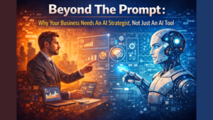 Read more about the article Beyond The Prompt: Why Your Business Needs An AI Strategist, Not Just AI Tools
