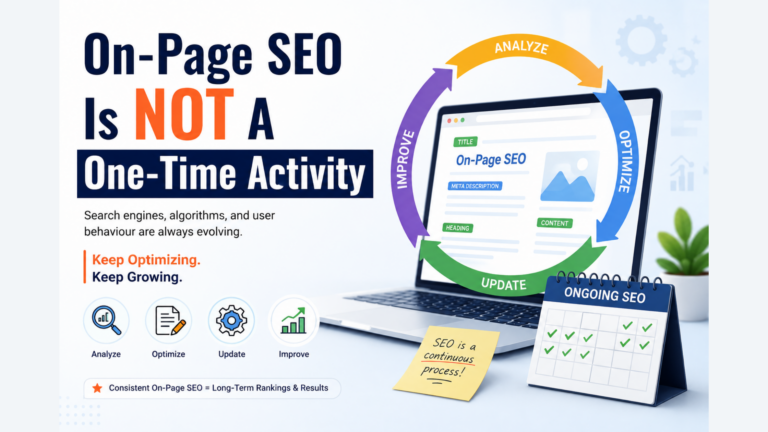Image: Why On-Page SEO Is NOT A One-Time Activity